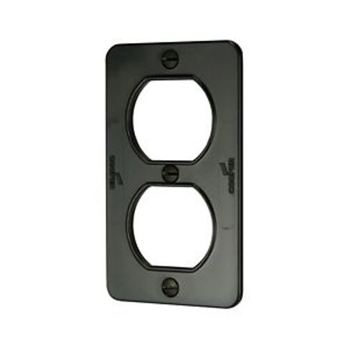 Main product image of Metal Portable Outlet Box, Black, Duplex Receptacle, Alcryn And Valox, WD3051BK