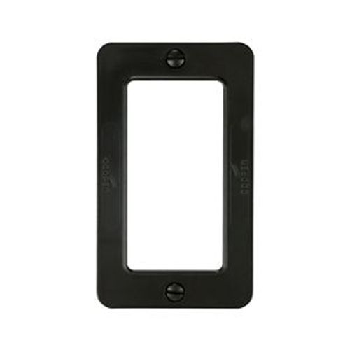 Main product image of Non-Metallic Portable Outlet Box, Black, Decorator Cover Platee, Alcryn And Valox, WD3055BK