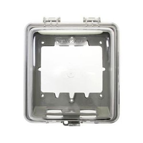 Main product image of Non-Metallic Portable Outlet Box, Extra Depth Feed Through, Black Receptacle, 1.56" Opening, WD3090FBK-LLN