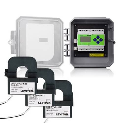 Main product image of Outdoor Series 4000 Submeter, Universal Voltage 3-phase 3W/4W Modbus Submeter Kit (CTs Included), 3 100A Split Core Current Transformers (CT)