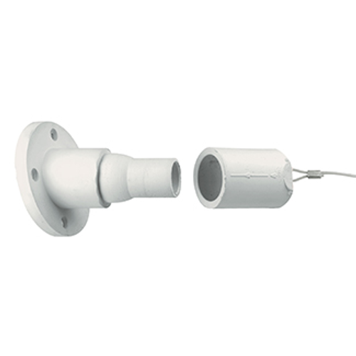 Main product image of 22 Series Ball Nose In-line Threaded Female Panel Receptacle (White)