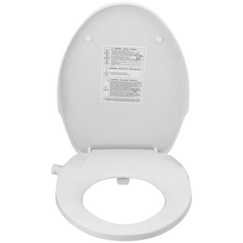 Main product image of 2-Series Standard Non-Electronic Bidet Toilet Elongated Seat (White), EB500-E
