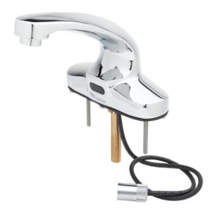 ChekPoint Sensor Faucet, Deck Mount, 4" Centerset, AC/DC Control Module, 2.2 GPM / 8.3 LPM VR Aerator