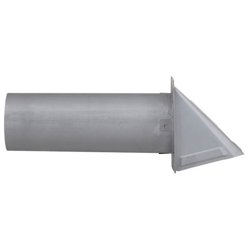 Main product image of 4" Paint-Grade Steel Galvanized Wall Exhaust Hood Vent with Damper and 11" Pipe (26 Gauge)