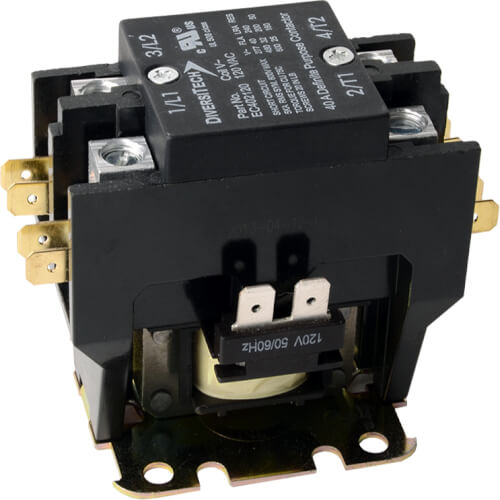 Main product image of 2 Pole Small Frame Definite Purpose Contactor (240 Vac, 40 Amp)