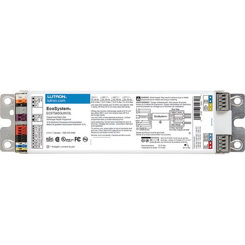 Main product image of EcoSystem 10% 3-Wire & EcoSystem Link T5 Twin Tube 3 lamps, ballast 1.00, G-can 40W/120/277V
