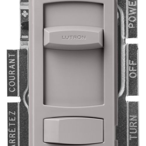 Main product image of Skylark Contour LED+ Dimmer Switch, No 150W LED or 600W Inc/Hal, 120V, Single Pole/3-Way, Gray