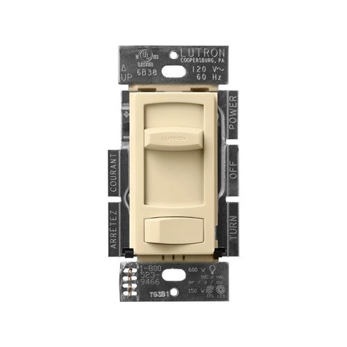 Main product image of Skylark Contour LED+ Dimmer Switch, No 150W LED or 600W Inc/Hal, 120V, Single Pole/3-Way, Ivory