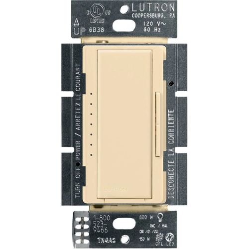 Main product image of Maestro LED+ Dimmer Switch, 150W LED, 1 Pole/Multi-Location, No Neutral Required,120V, Ivory