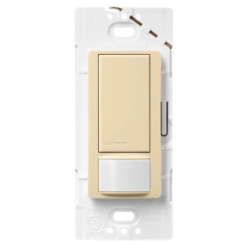 Main product image of Maestro Motion Sensor Switch, 5A Light/3A Fan, 120V, Single/Multi-Location, Ground or Ivory