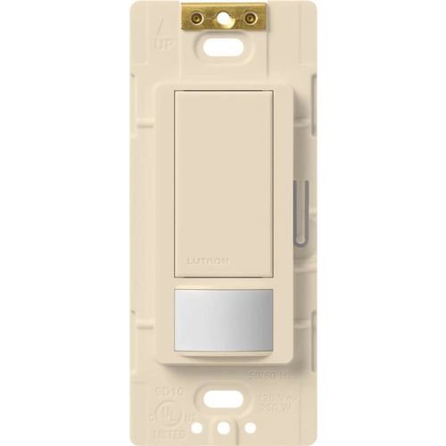 Main product image of Maestro Motion Sensor Switch, Vacancy Only, Ground or Neutral Required, 5A Light,3A Fan,120V