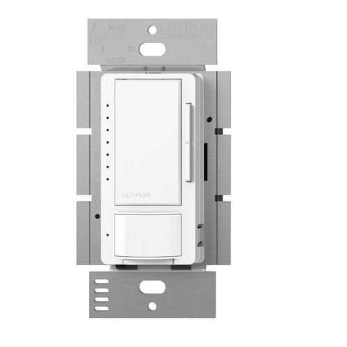 Main product image of Maestro LED+ Motion Sensor Dimmer Switch, Vacancy Only, 150W LED, 120V, No Ground Required, 1 Pole/Multi-Location