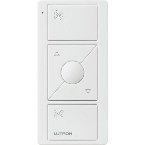Main product image of Pico Smart Remote for Fan Control, 3-Button Raise/Lower with Preset Button, White
