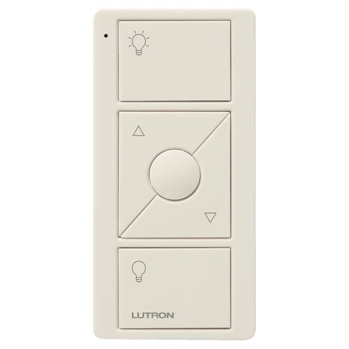 Main product image of Original 3-Button Pico Smart Remote with Raise/Lower and Preset, with Light Icons, Light Almond