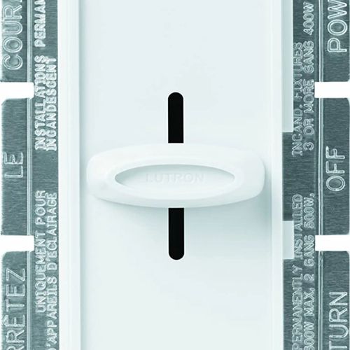 Main product image of Skylark Slide-To-Off Variable Fan Speed Control, 5A, 120V, Single Pole, SFS-5E-WH, White