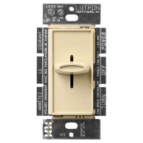 Main product image of Skylark Quiet 3-Speed Fan Control, No 1.5A 3-Speed Ceiling Fan, 120V, Single Pole/3-Way, Ivory