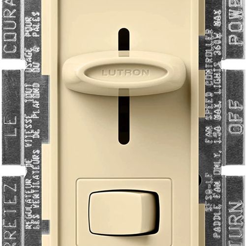 Main product image of Skylark Dual Fan/Light Control, 1.5A Fan and 300W Incand./Halogen Light, 120V, 1 Pole, Ivory,