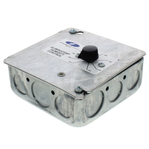 Field Controls EDH-1 Dehumidistat Power Venter – 115V, 4” Vent, For Gas/Oil Heating – ETL Listed, Aluminum/Steel, Includes Backing Plate