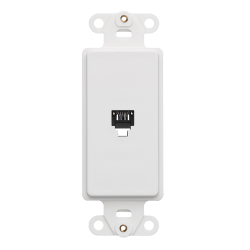 Main product image of Decora Insert, 6p4c, Screw Terminals (White)