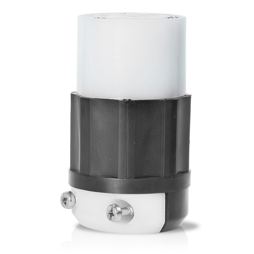Main product image of 30A, 277/480V 3-Phase Y, NEMA L22-30R, 4P, 5W, Locking Connector, Grounding (Black/White)