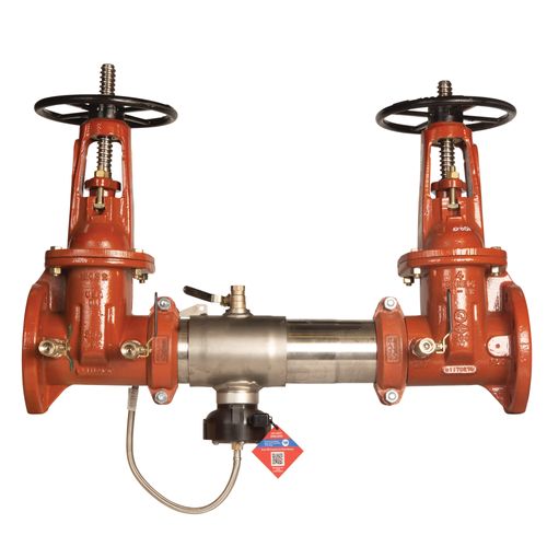 Main product image of 10" 957-OSY-FS Stainless Steel RPZ Assembly, OSY Shutoff, w/ Flood Sensor