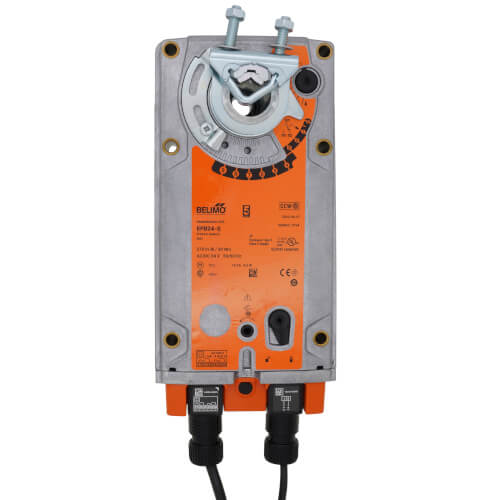 Main product image of Spring Return Fail-Safe, On/Off Damper Control Actuator, 24 VAC/DC W/ Aux Switch