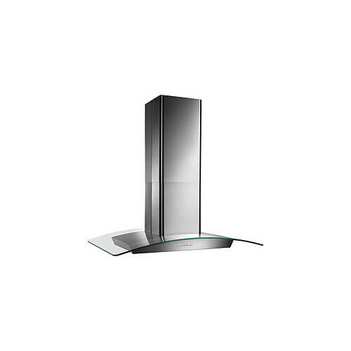 Main product image of 36" Stainless Steel Island Glass Canopy Chimney Hood w/ Internal Blower (500 CFM)