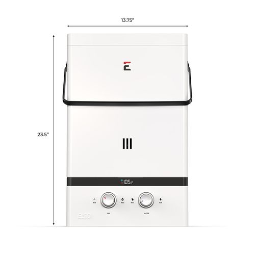 Main product image of Luxé 75,000 BTU Portable Outdoor Tankless Water Heater (3 GPM, LP)