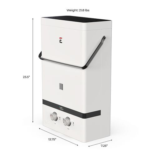 Main product image of Luxé 75,000 BTU Portable Outdoor Tankless Water Heater (3 GPM, LP)