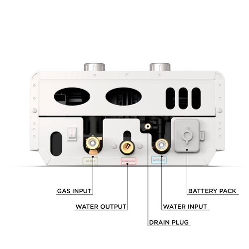 Main product image of Luxé 52,500 BTU Portable Outdoor Tankless Water Heater (1.85 GPM, LP)