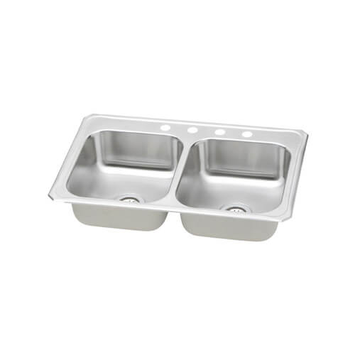 Main product image of Double Bowl Sink 33" x 22"- Stainless Steel