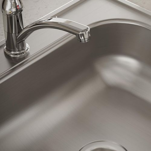 Main product image of Dayton Stainless Steel 25" x 22" x 6-9/16" 1-Hole Single Bowl Drop-in Sink