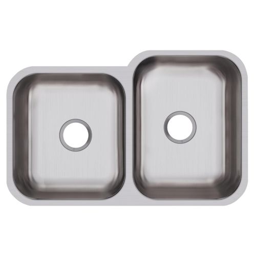 Main product image of Dayton Stainless Steel 31-3/4" x 20-1/2" x 10" 40/60 Double Bowl Undermount Sink