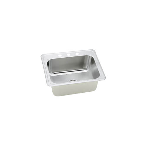 DCR2522105 Elkay DCR2522105 Deep Single Bowl Sink Stainless Steel