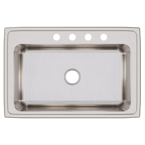 Main product image of Lustertone Classic Stainless Steel 33" x 22" x 10-1/8" Single Bowl Drop-in Sink