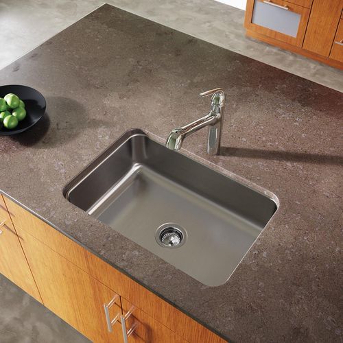 Main product image of Dayton Stainless Steel 26-1/2" x 18-1/2" x 8" Single Bowl Undermount Sink