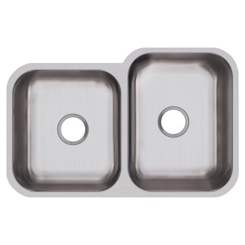 Main product image of Dayton Stainless Steel 31-3/4" x 20-1/2" x 10" 40/60 Double Bowl Undermount Sink