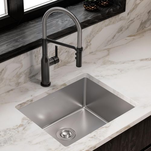 Main product image of Crosstown 18 Gauge Stainless Steel 22-1/2" x 18-1/2" x 9" Single Bowl Undermount Sink