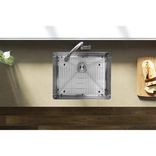 Main product image of Crosstown 18 Gauge Stainless Steel 22-1/2" x 18-1/2" x 9" Single Bowl Undermount Sink Kit