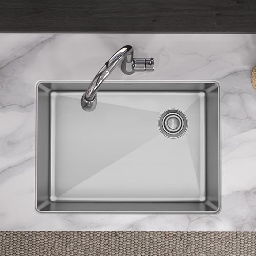Main product image of Crosstown 18 Gauge Stainless Steel 25-1/2" x 18-1/2" x 9" Single Bowl Undermount Sink