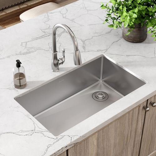 Main product image of Crosstown 18 Gauge Stainless Steel 31-1/2" x 18-1/2" x 9" Single Bowl Undermount Sink