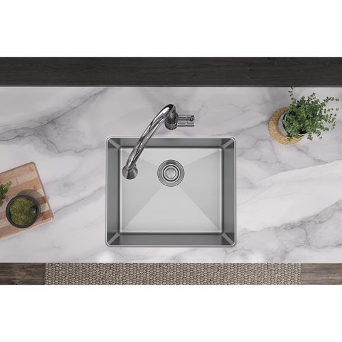 Main product image of Crosstown 16 Gauge Stainless Steel 21-1/2" x 18-1/2" x 10" Single Bowl Undermount Sink