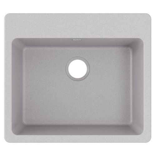 Main product image of Quartz Classic 25" x 22" x 9-1/2" Single Bowl Drop-in Sink (Greystone)
