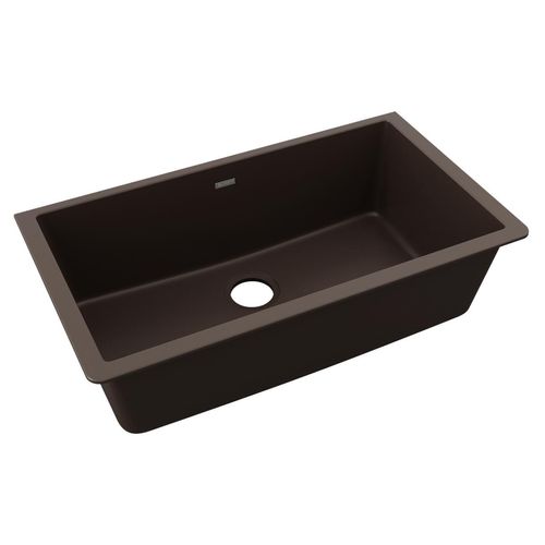 Main product image of Quartz Classic 33" x 18-7/16" x 9-7/16" Single Bowl Undermount Sink Mocha