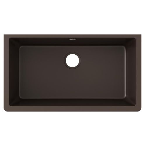 Main product image of Quartz Classic 33" x 18-7/16" x 9-7/16" Single Bowl Undermount Sink Mocha
