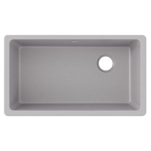 Main product image of Quartz Classic 33" x 18-3/4" x 9-1/2" Single Bowl Undermount Sink (Greystone)