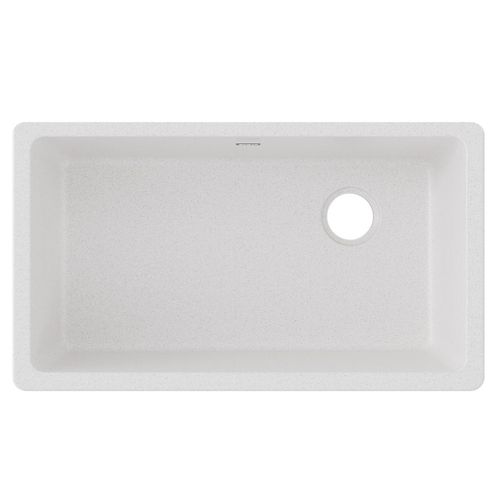 Main product image of Quartz Classic 33" x 18-3/4" x 9-1/2" Single Bowl Undermount Sink (White)