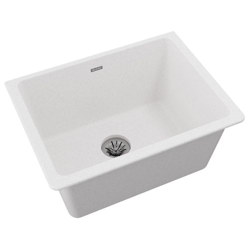 Main product image of Quartz Classic 25" x 18-1/2" x 11-13/16" Undermount Laundry Sink w/ Perfect Drain (White)
