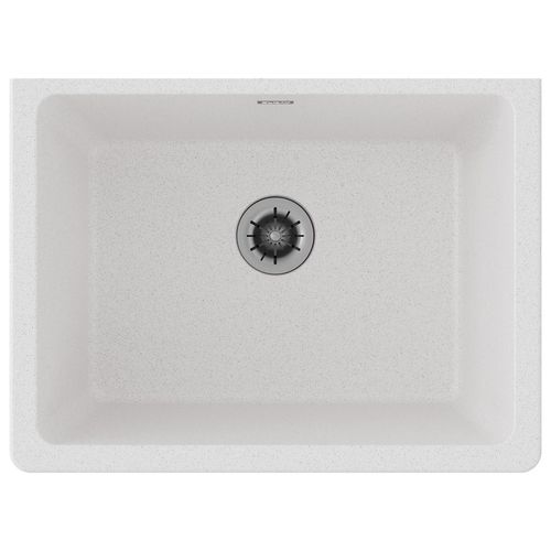 Main product image of Quartz Classic 25" x 18-1/2" x 11-13/16" Undermount Laundry Sink w/ Perfect Drain (White)