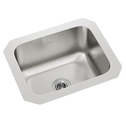 Main product image of Lustertone Classic Stainless Steel 14-1/2" x 11-3/4" x 7" Single Bowl Undermount Bar Sink Kit